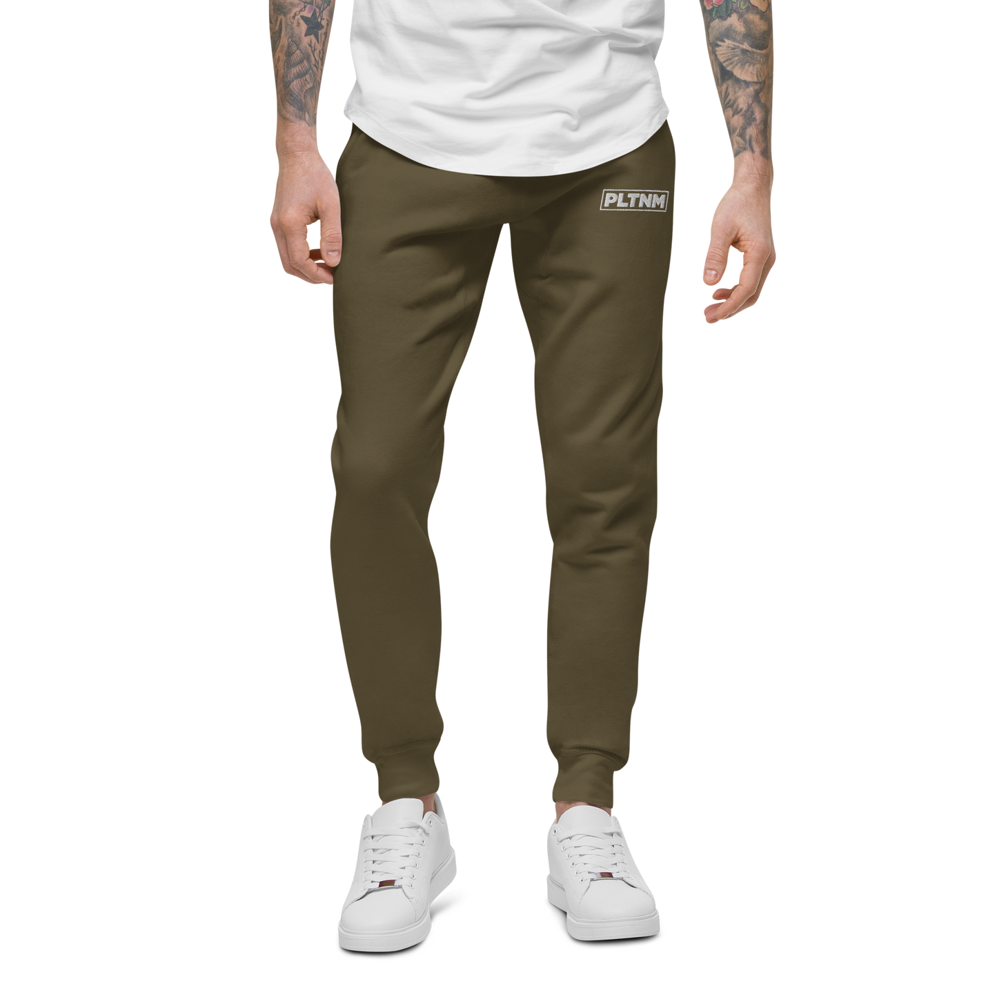 PLTNM Embroidered Joggers